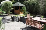Garten und Terrasse Pension und Gästehaus zum Rothaarsteig