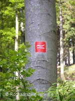 Rothaarsteig Wegezeichen